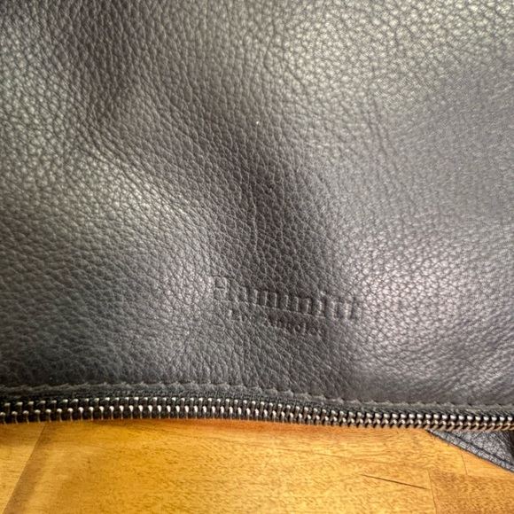 Hammitt Montana Large Reversible Crossbody Black Snake & Pebbled Leather - Picture 8 of 14